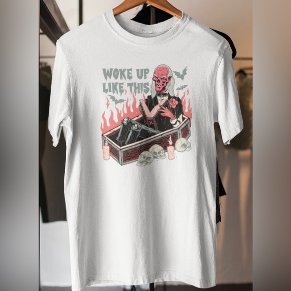 Tales From The Crypt | Crypt Keeper Woke Up Like This Men’s Black Tee NWT - Picture 3 of 3